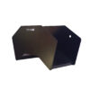 Soporte metálico negro para manguera Broksol, para pared