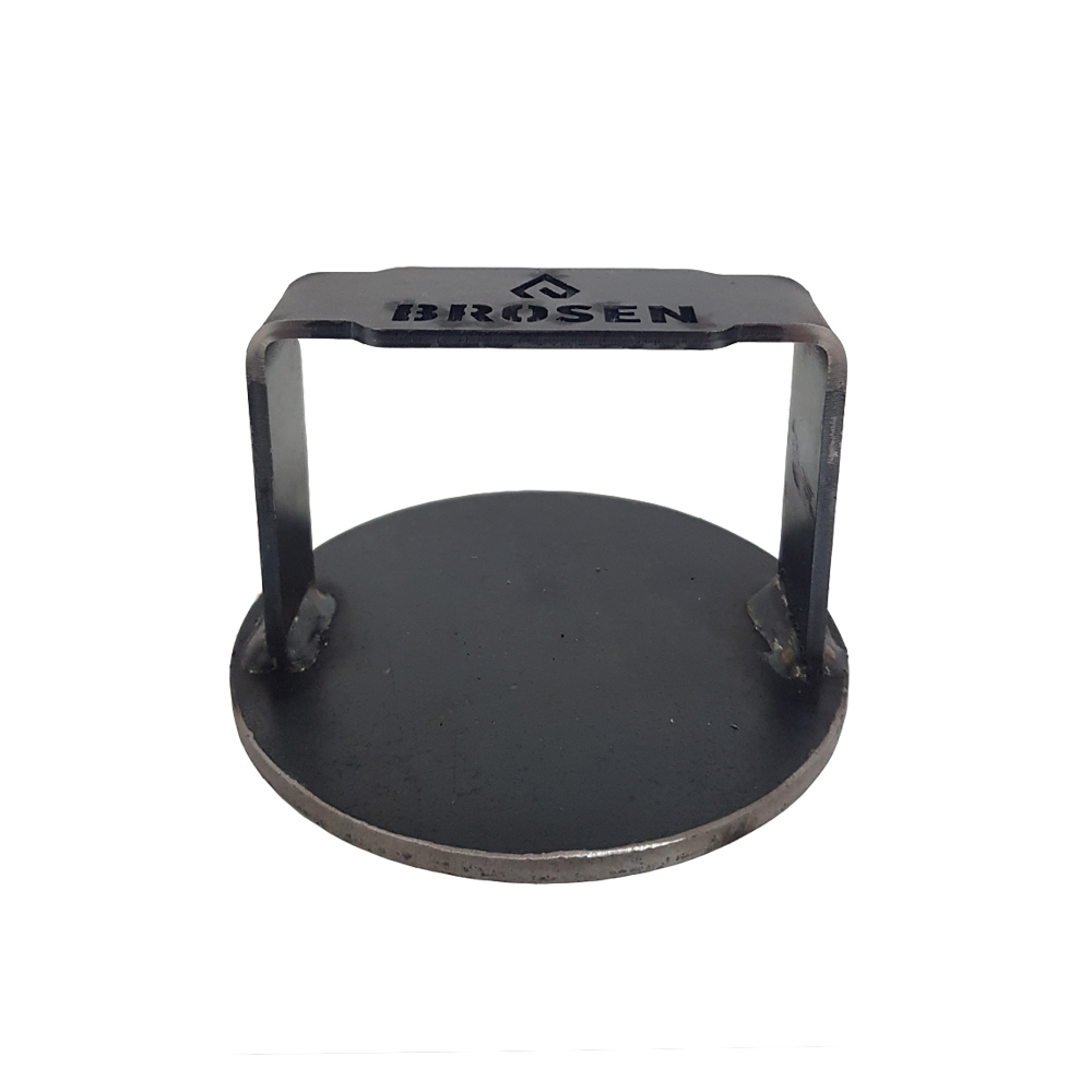 Smasher para hamburguesas Brosen de 11 cm con manija de acero