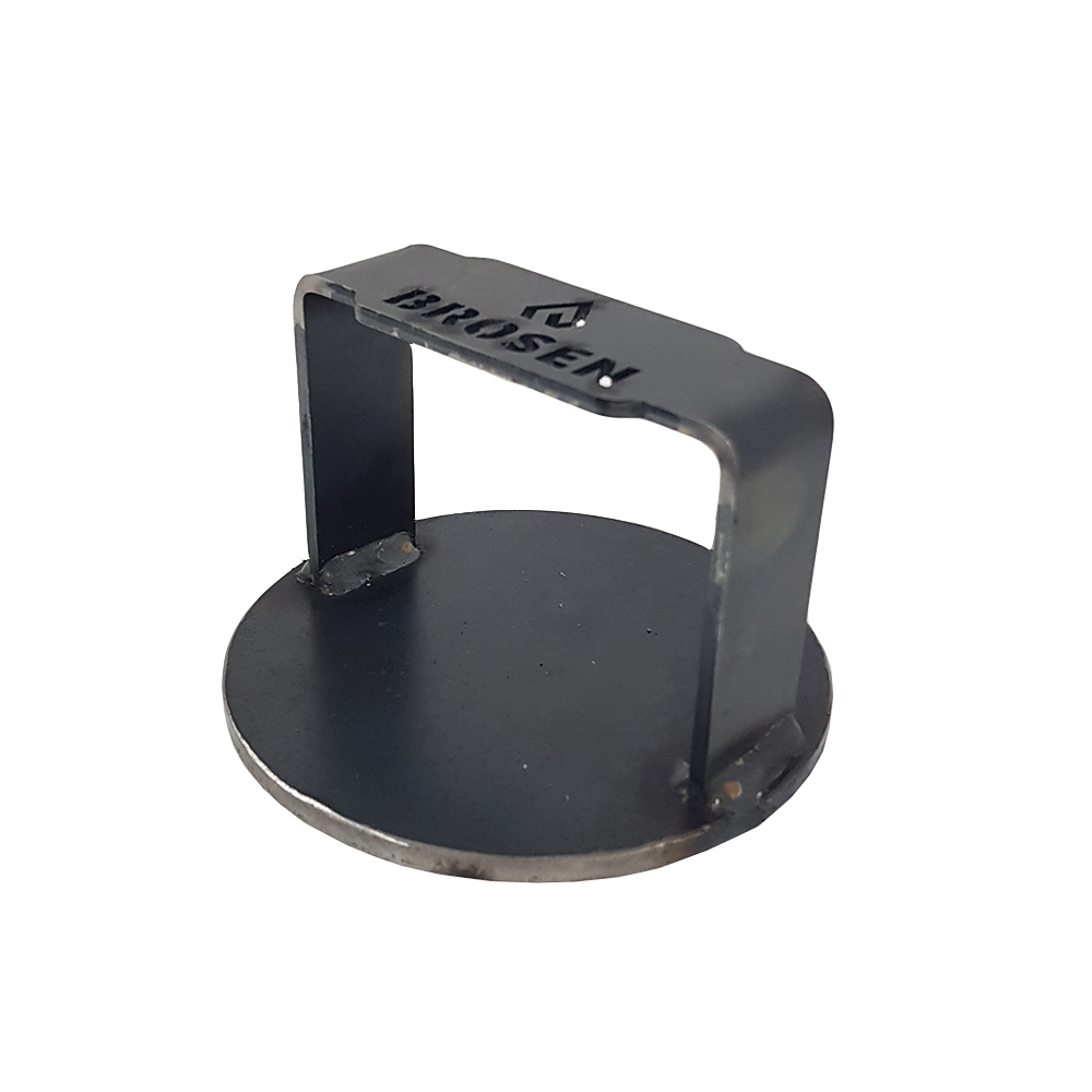 Smasher para hamburguesas Brosen de 11 cm sobre fondo blanco