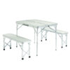 Mesa Valija + Bancos Plegables MDF