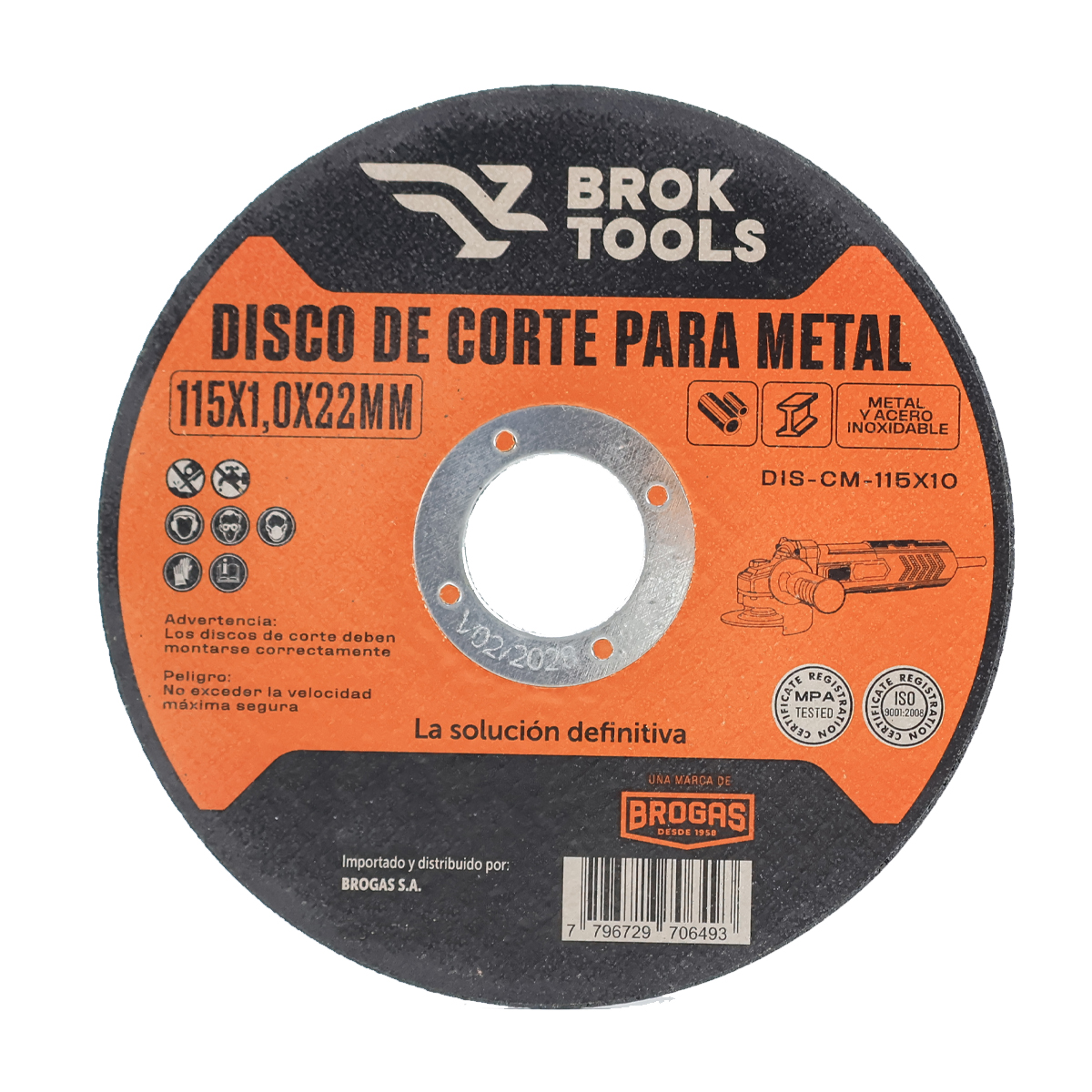 Caja X50 Disco de Corte 115x1.0 - vista 2