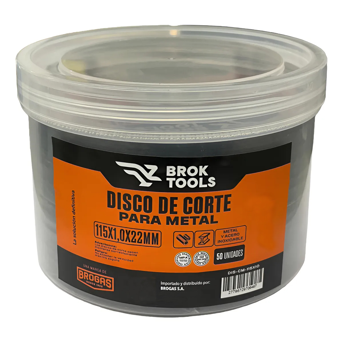 Caja X50 Disco de Corte 115x1.0 - vista 3