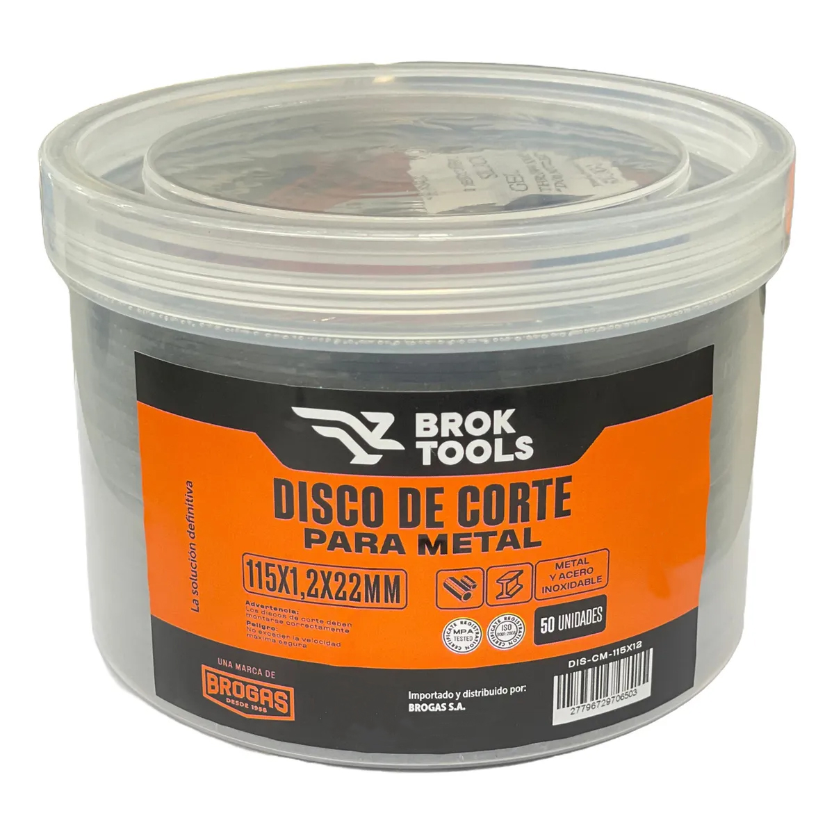 Caja X50 Disco de Corte 115x1.2 - vista 3