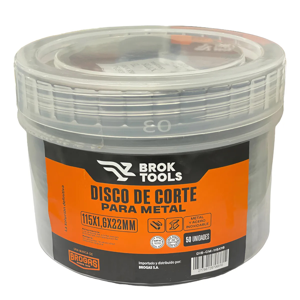 Caja X50 Disco de Corte 115x1.6 - vista 4