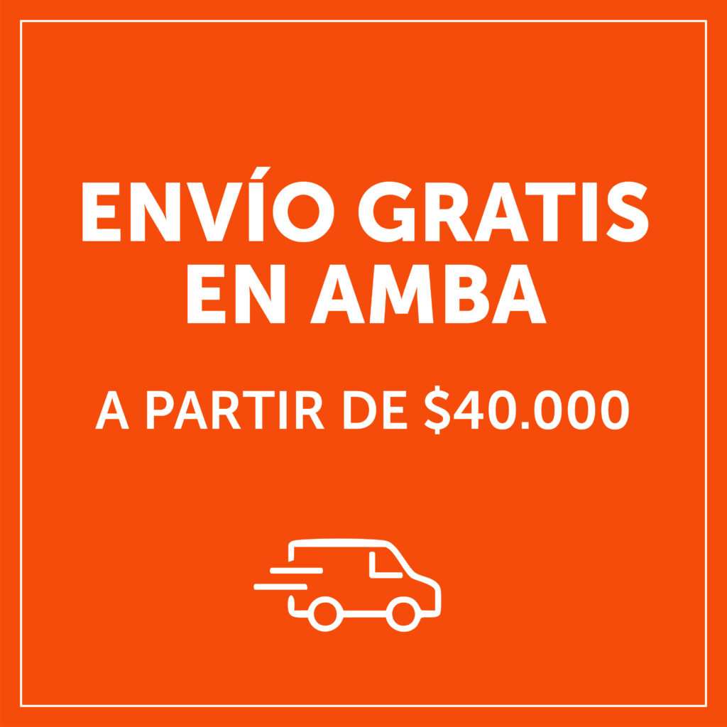 Beneficio de envío gratis en AMBA a partir de $40.000