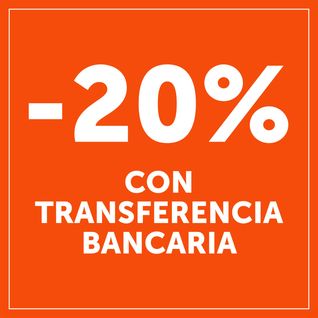 Descuento del 20% con transferencia bancaria en e-commerce Brogas