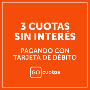 3 cuotas sin interés pagando con tarjeta de débito vía GOcuotas