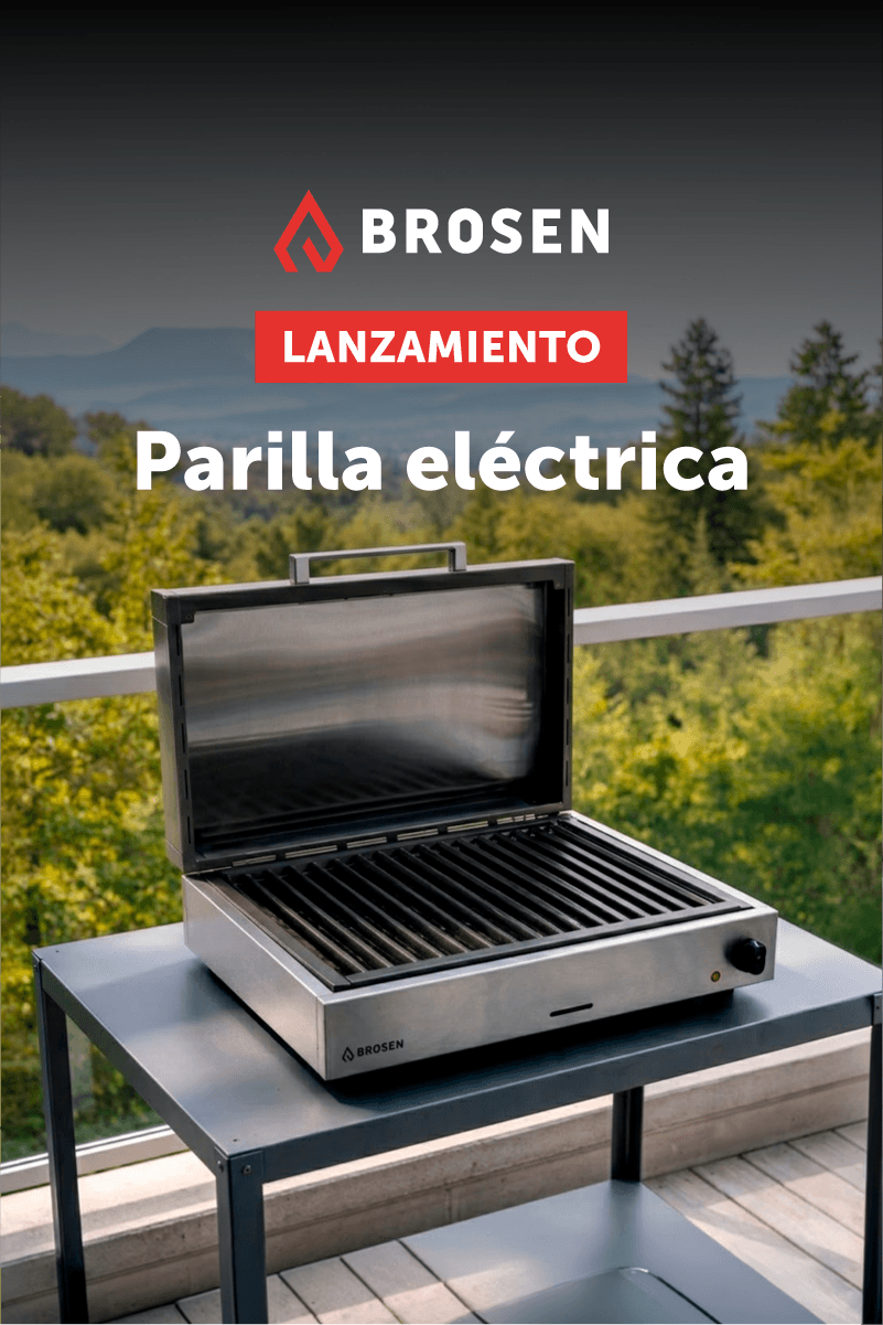 Nuevas parrillas electricas portatiles Brosen Brogas para departamentos y exterior