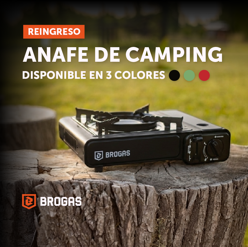 anafes de camping Brogas disponibles